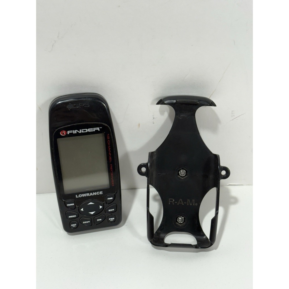 Lowrance handheld i Finder Gps‎ 12 channel receiver With RAM Cradle Holder